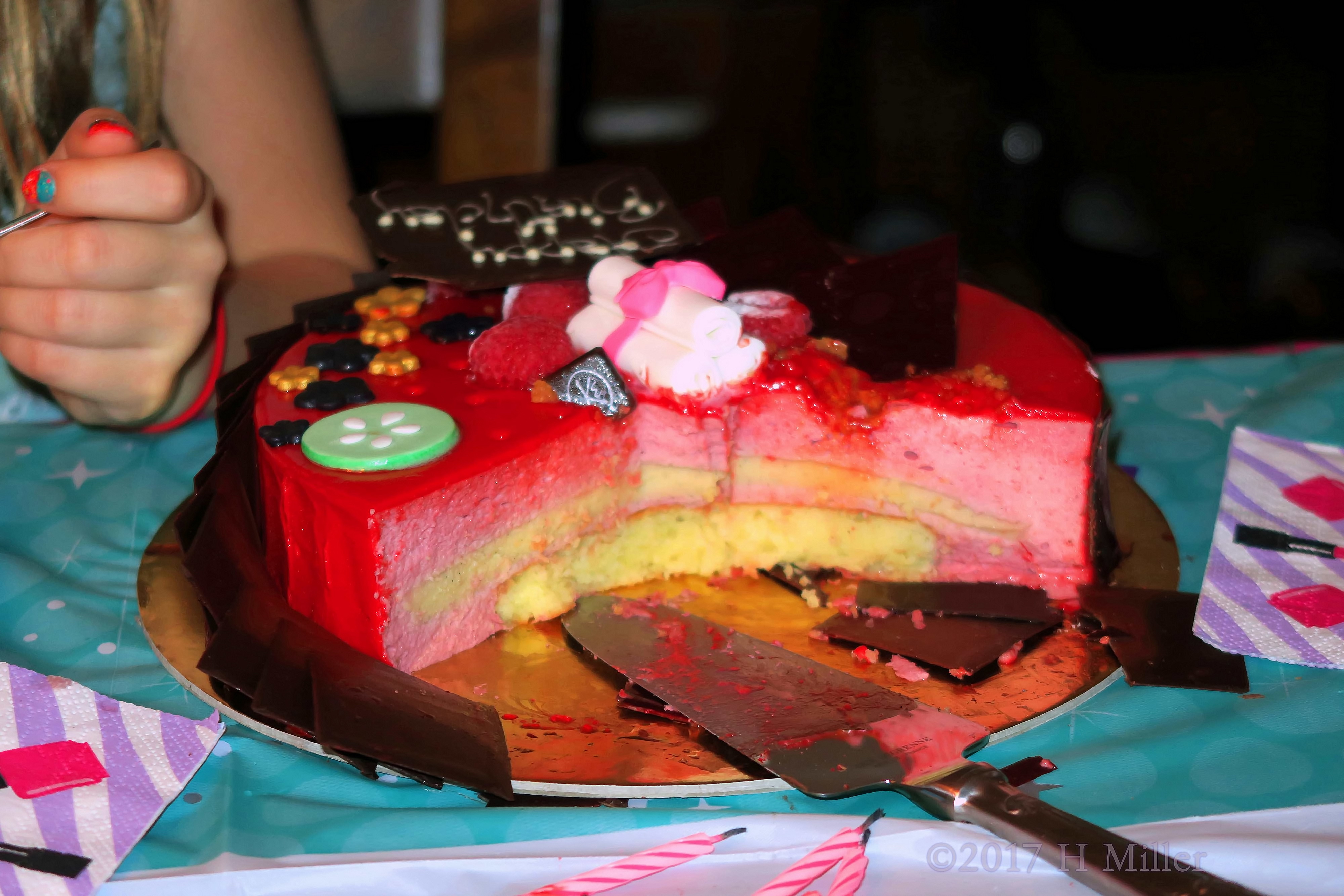 Cross Section View Of Cake 