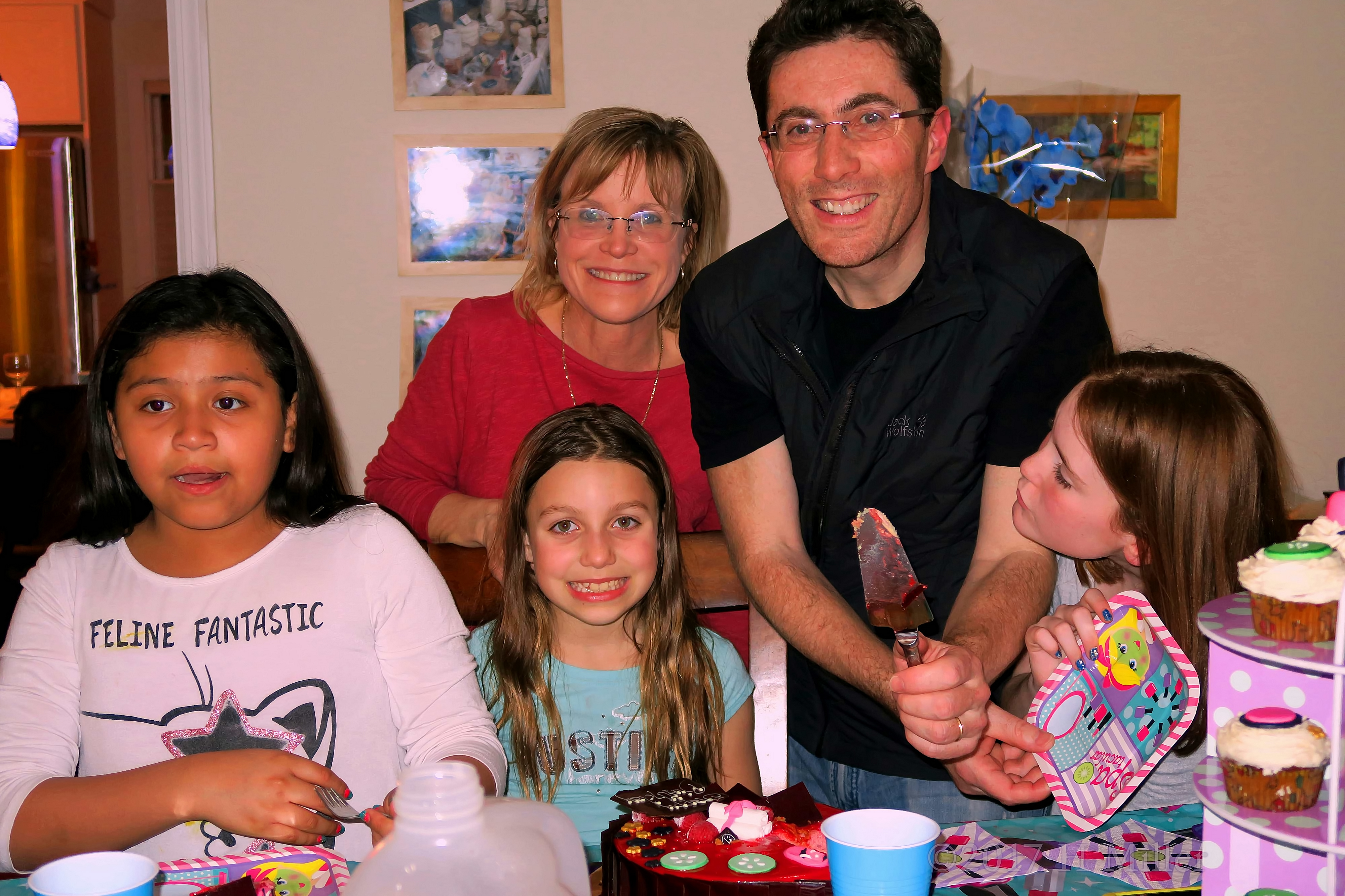 Happy Smiling Faces During Cake 