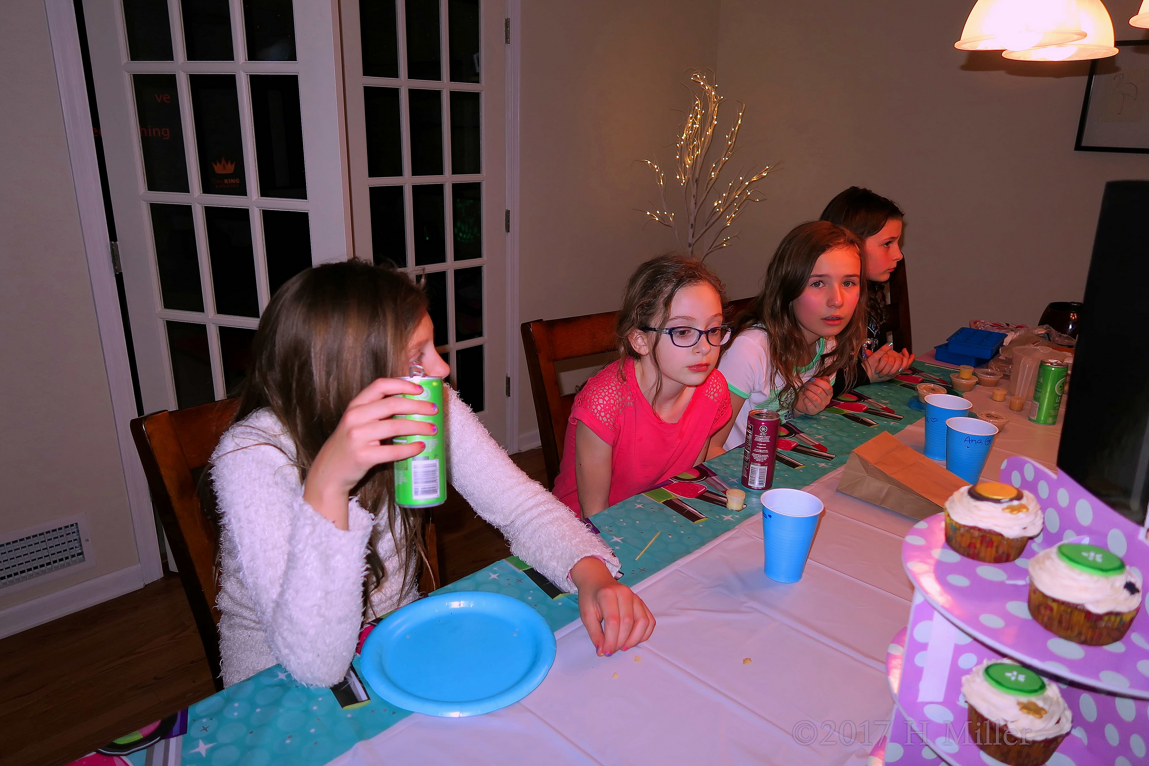 Party Guests Having Fun While Enjoying Party Refreshments Party Guests Having Fun While Enjoying Party Refreshments