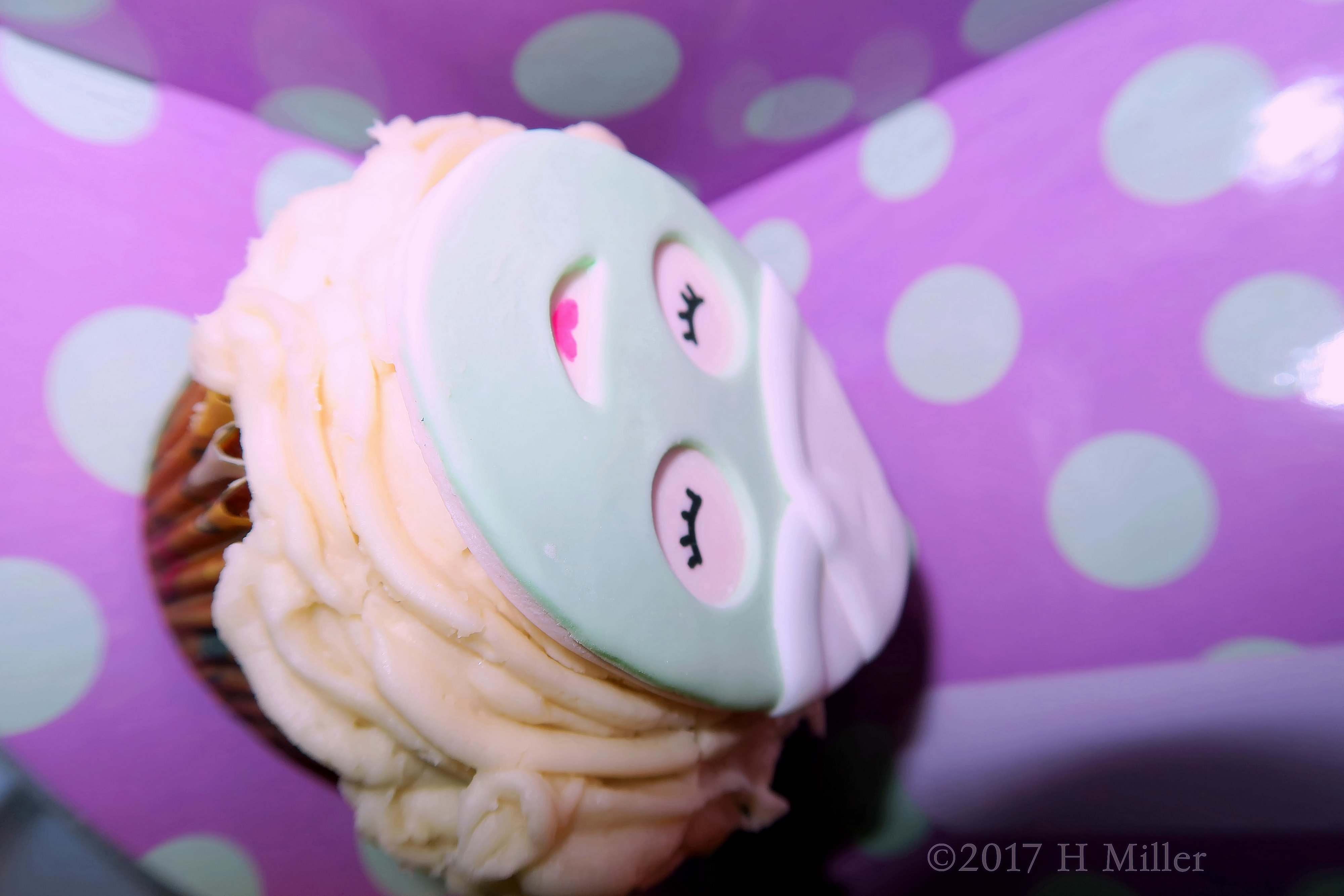 Unique Cupcake Design For This Girls Spa! Unique Cupcake Design For This Girls Spa!