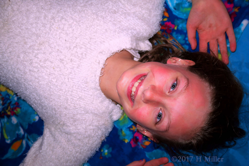 All Smiles As She Gets Ready For Her Girls Facial All Smiles As She Gets Ready For Her Girls Facial