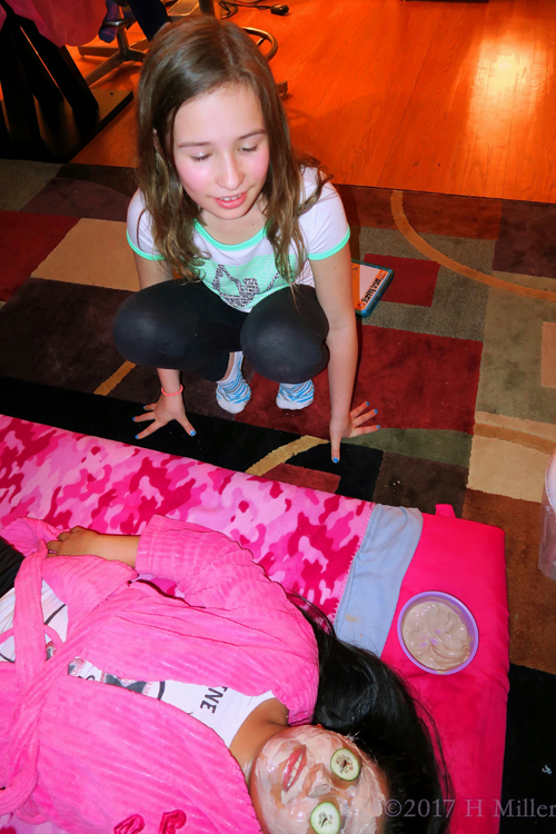 Birthday Girl Looking On At All The Fun And Relaxation Birthday Girl Looking On At All The Fun And Relaxation