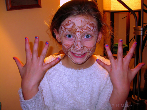 Glitter Nail Design And Kids Facial Masque On Display 
