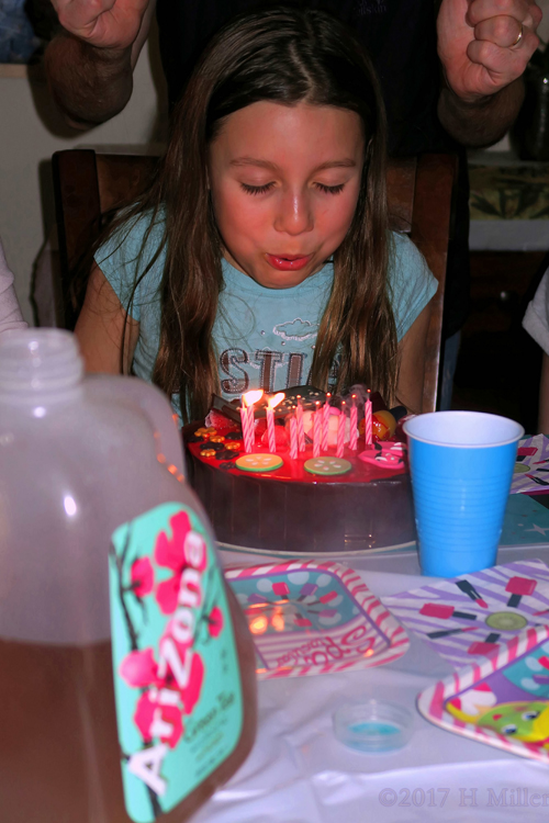 Make A Wish And Blow Out Your Candles Birthday Girl!