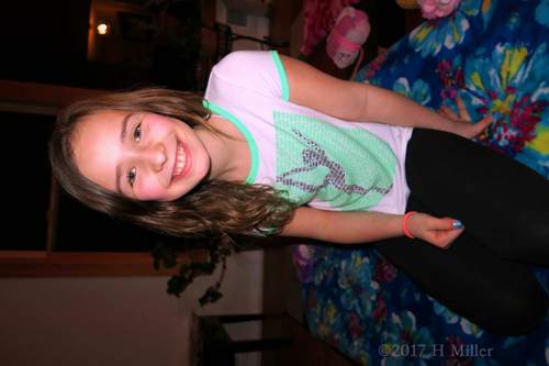 Party Guest All Smiles After A Day Of Spa Fun Including Her Kids Facial! Party Guest All Smiles After A Day Of Spa Fun Including Her Kids Facial!