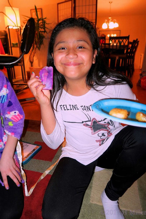 Party Guest Enjoying Party Treats Party Guest Enjoying Party Treats