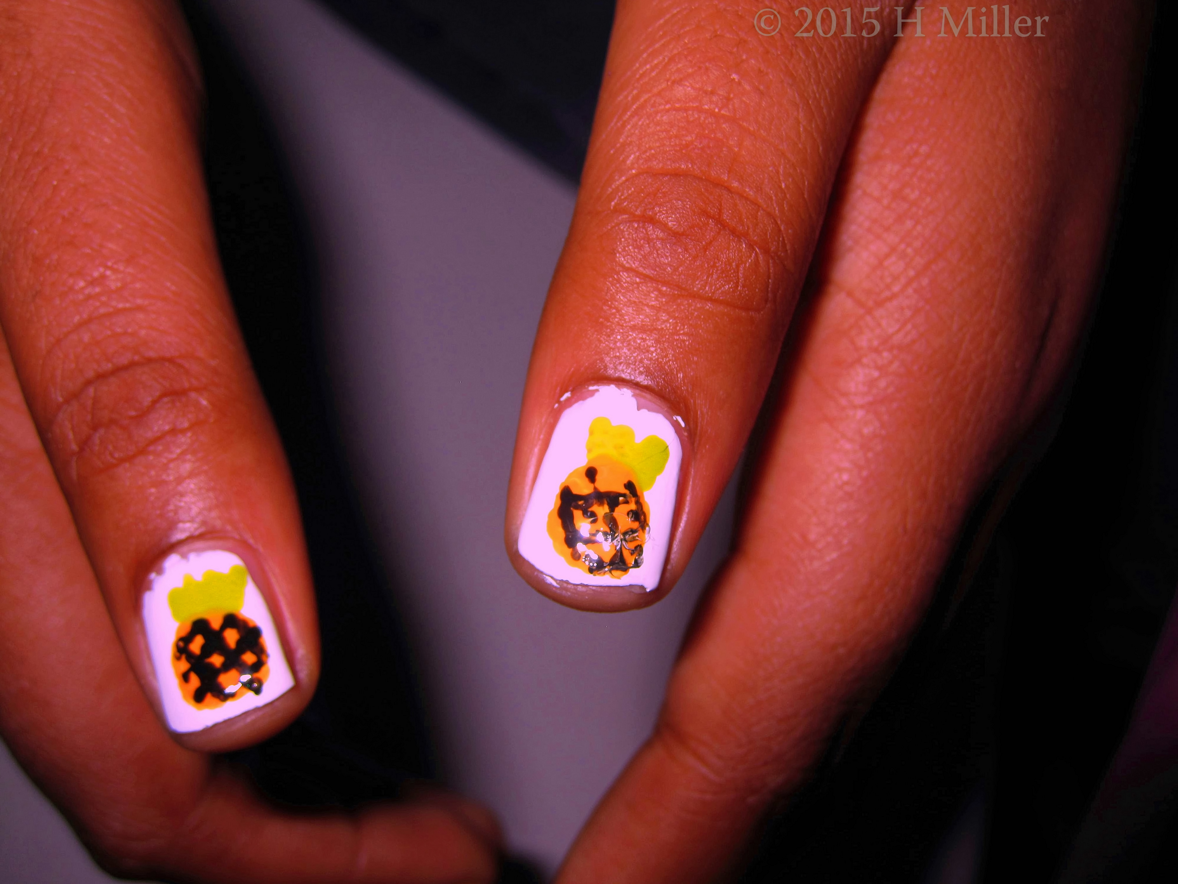 TWO PINEAPPLES! Kids Nail Art Designs. TWO PINEAPPLES! Kids Nail Art Designs.