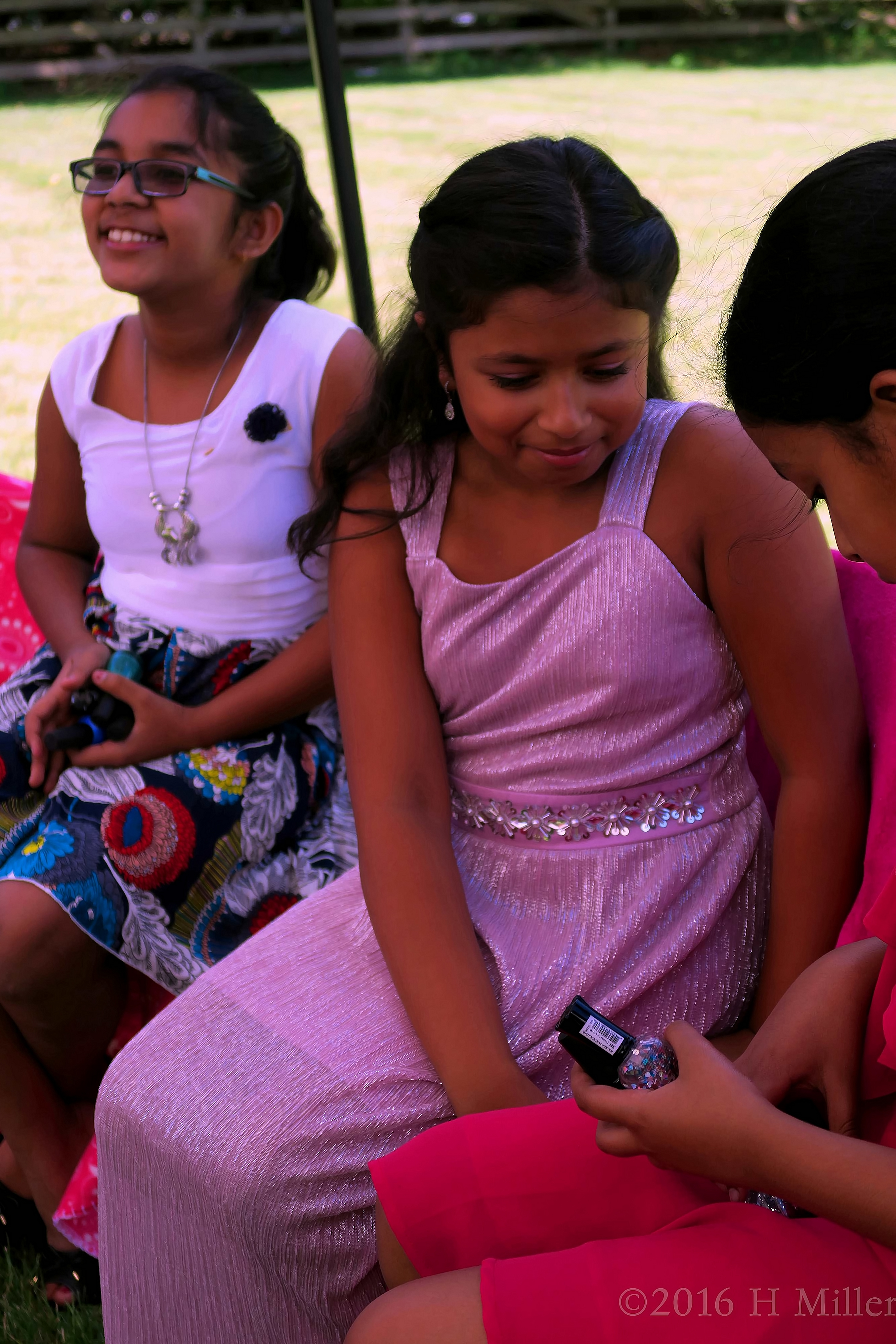 Birthday Girl Chatting With Friends At Her Kids Spa! Birthday Girl Chatting With Friends At Her Kids Spa!