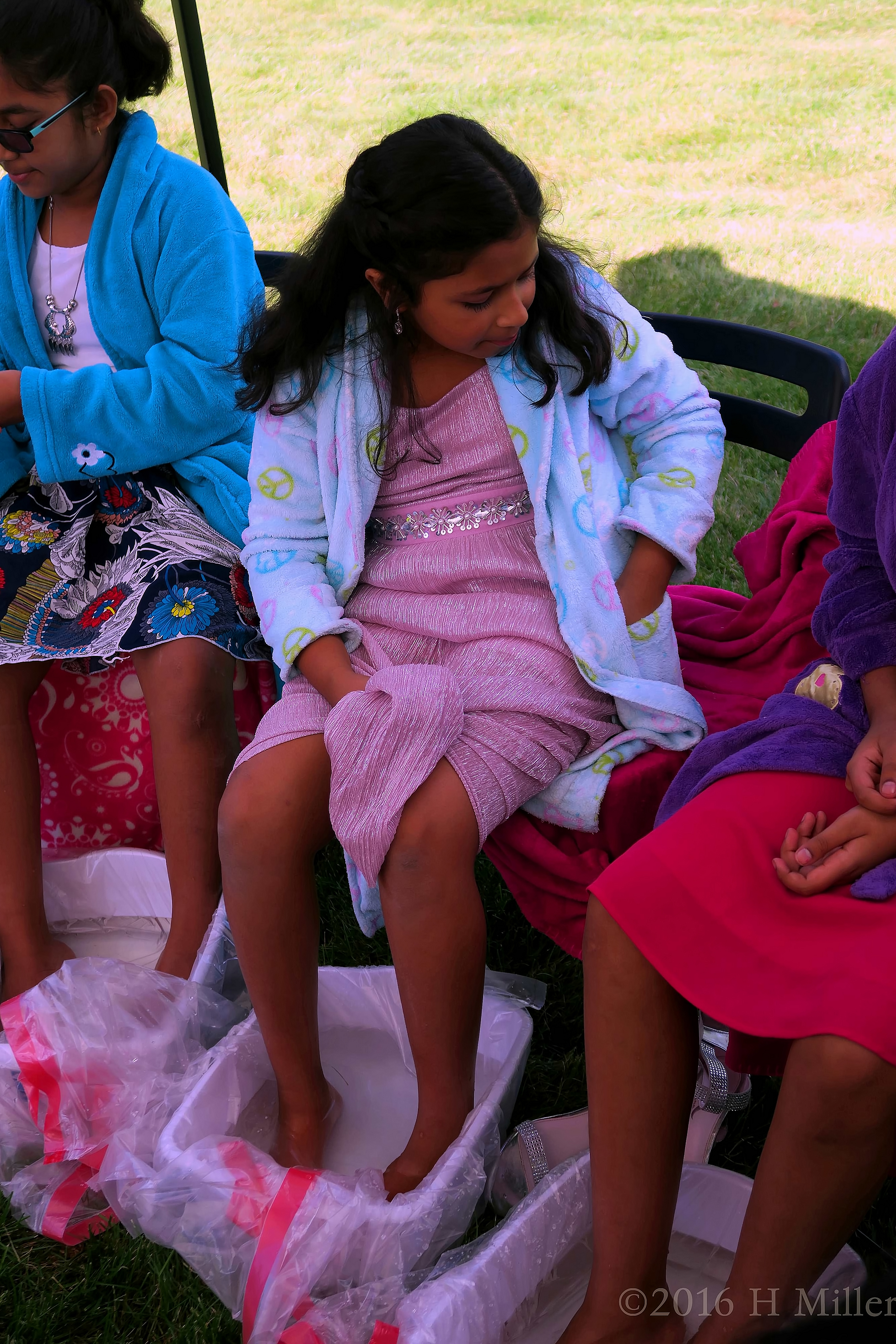 Birthday Girl Having Fun At The Spa Party For Girls! Birthday Girl Having Fun At The Spa Party For Girls!