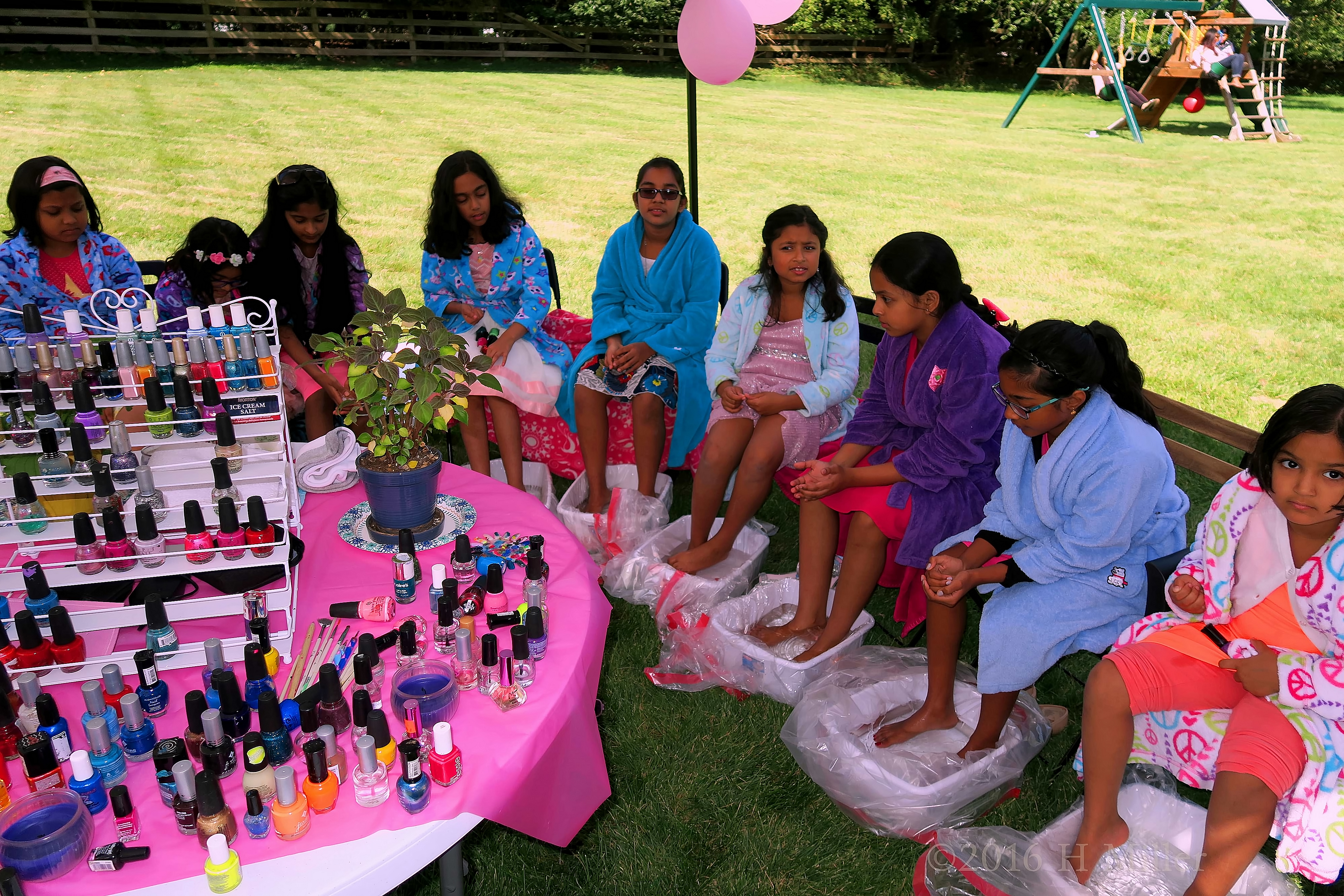 Chatting With Friends And Getting A Kids Pedicure Chatting With Friends And Getting A Kids Pedicure