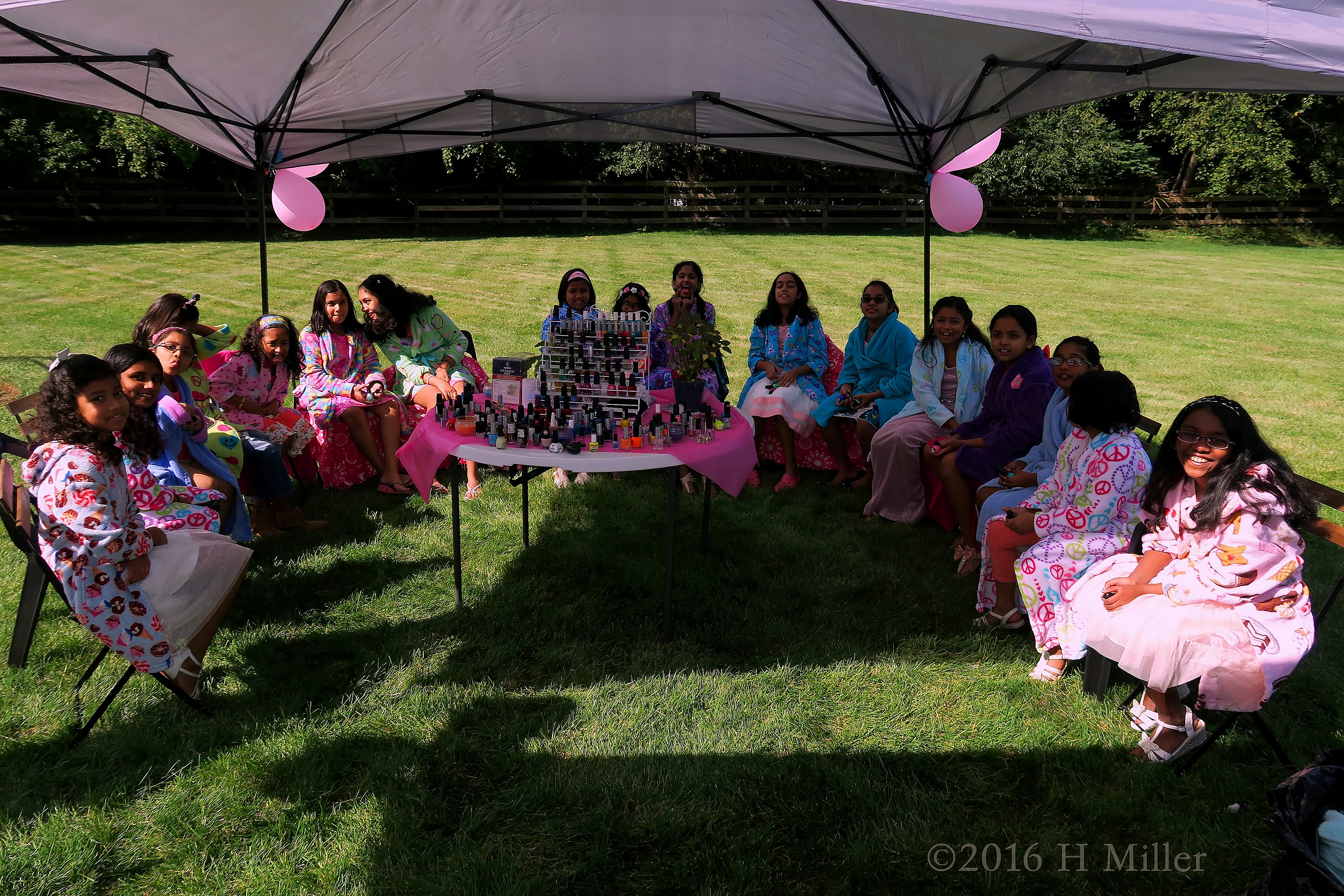 Group Photo Before The Spa Birthday Party Begins Group Photo Before The Spa Birthday Party Begins