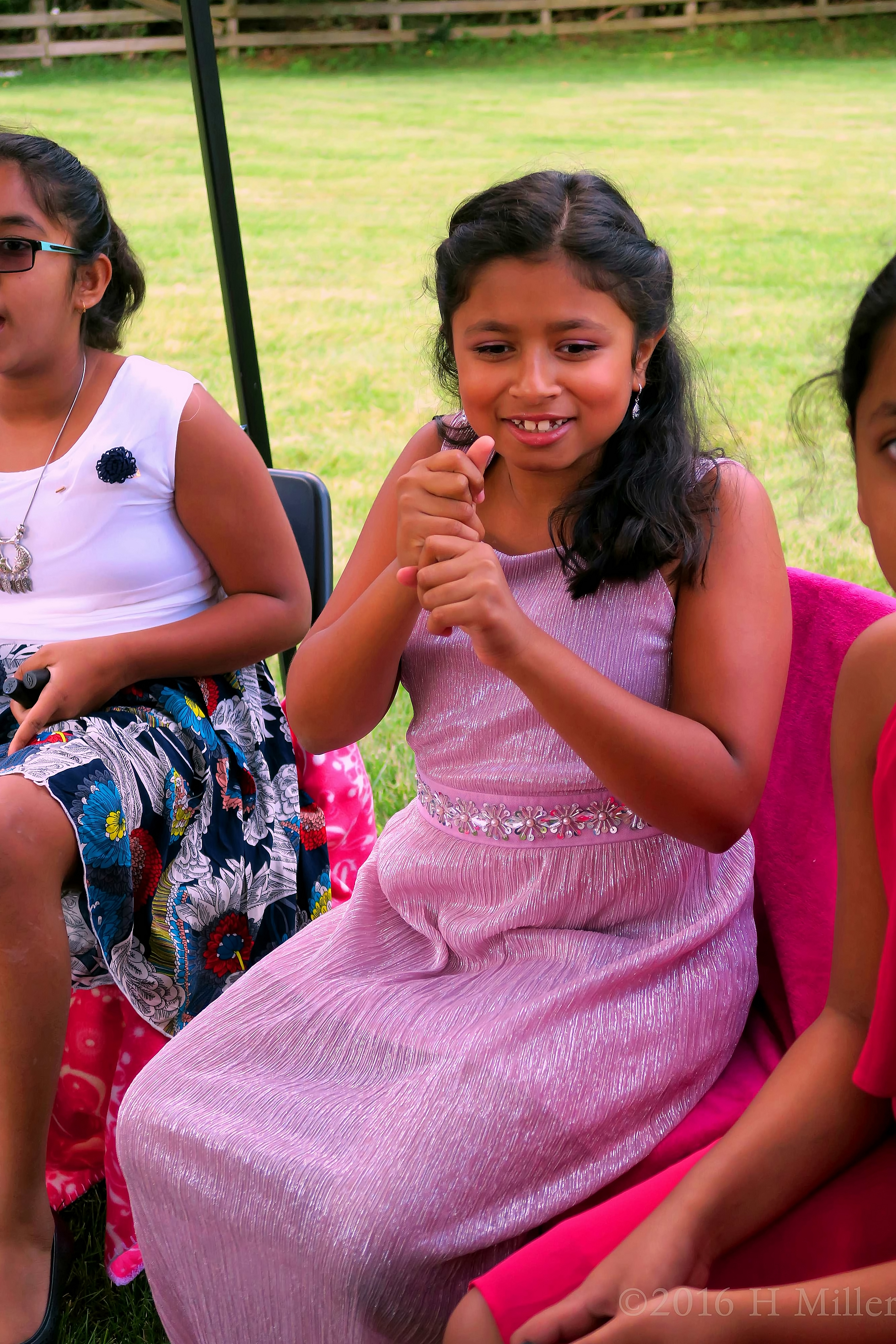 Having Fun At Her Girls Spa Party! Having Fun At Her Girls Spa Party!