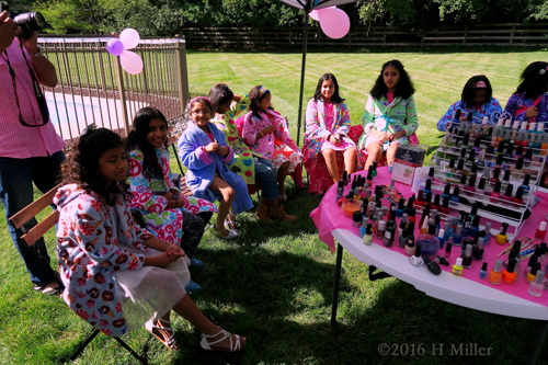 The Word Spa Can Probably Be Swapped For Happy At Treya's Kids Spa Party!