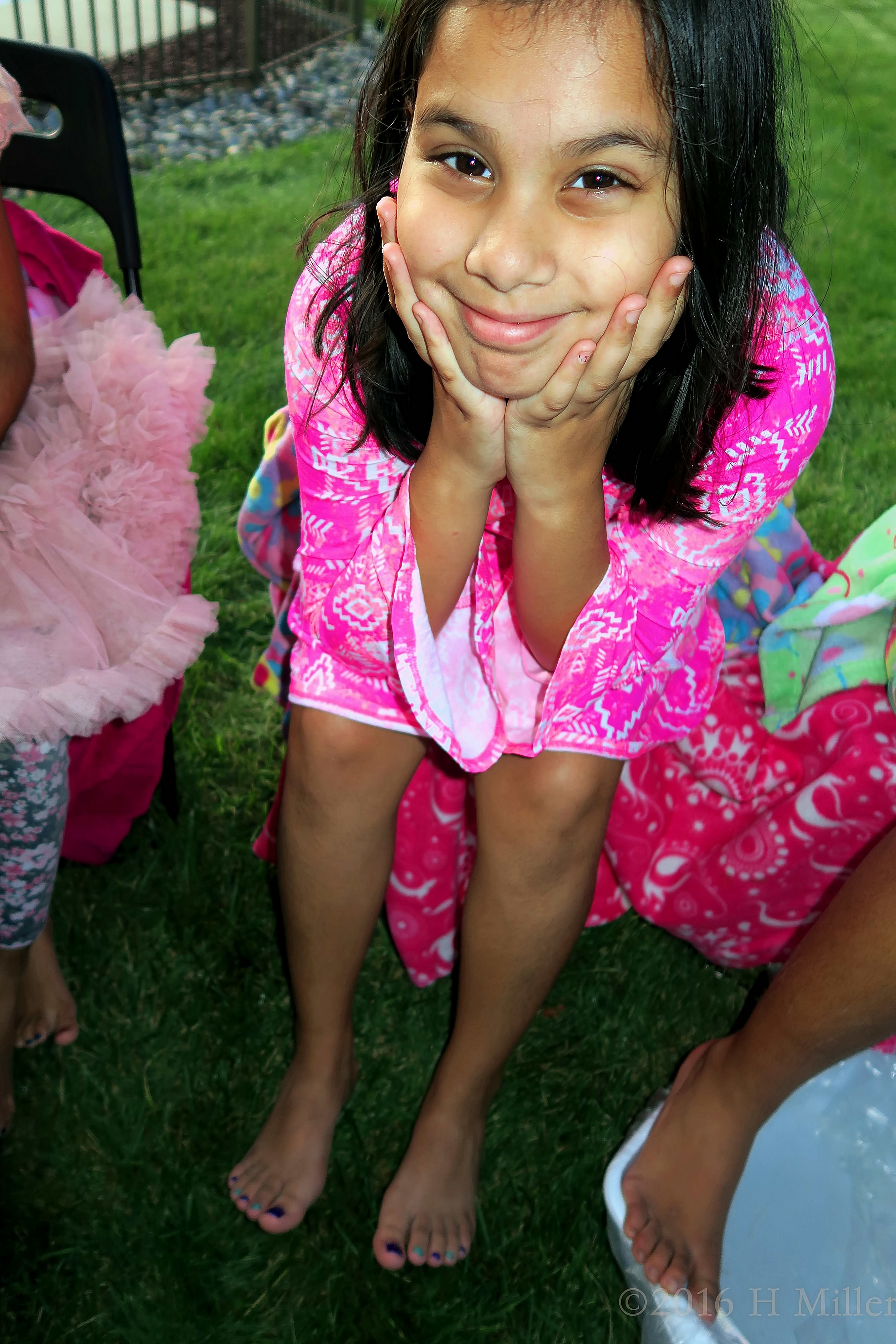 She Is Super Happy With This Kids Pedicure Color She Is Super Happy With This Kids Pedicure Color