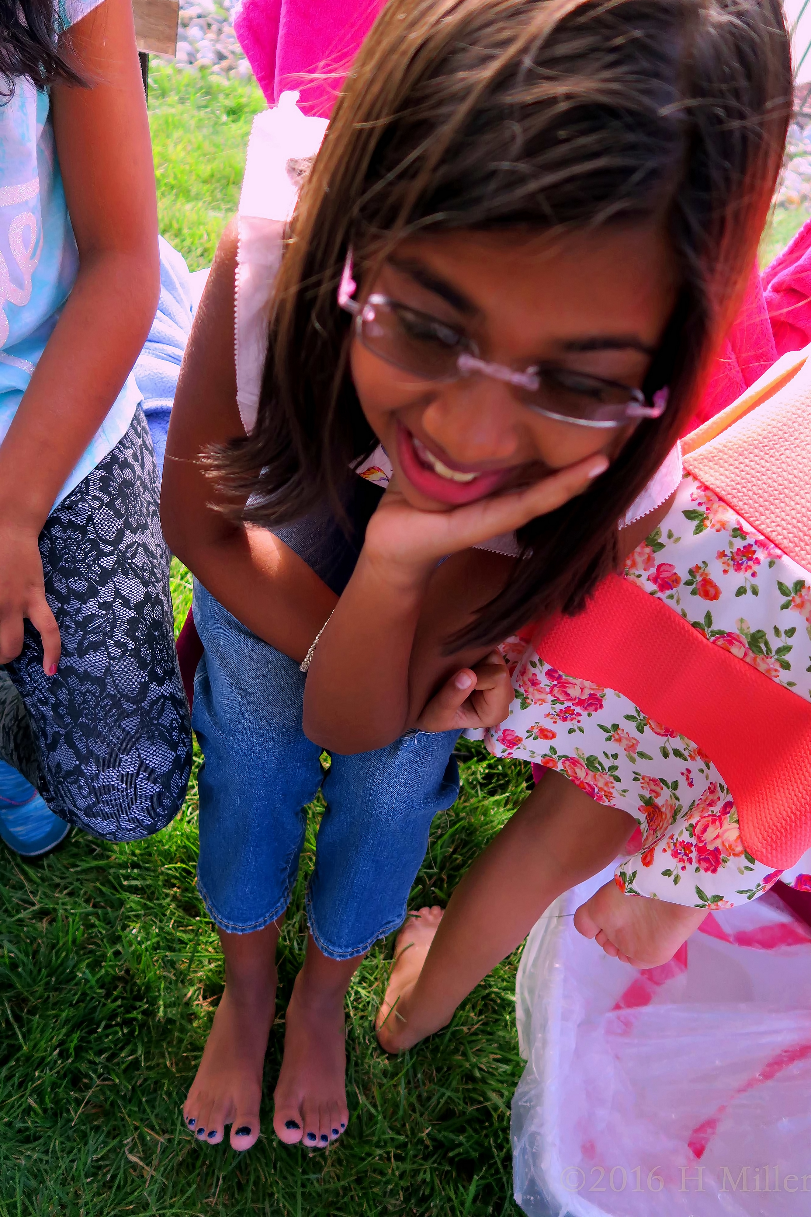 Showing Off Her Incredible Girls Pedicure Showing Off Her Incredible Girls Pedicure