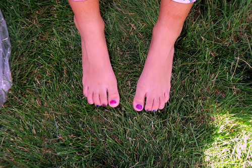 A Totally Unique Girls Pedicure. A Totally Unique Girls Pedicure.