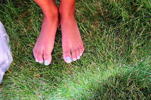 Blindingly Perfect Mint Aqua Shade Girls Pedicure Blindingly Perfect Mint Aqua Shade Girls Pedicure