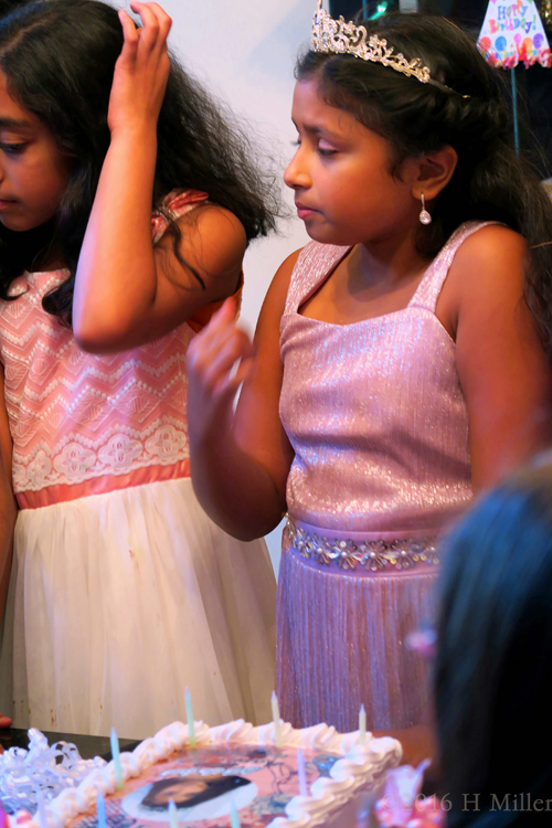 Can't Wait To Cut The Cake At Her Birthday Party. Can't Wait To Cut The Cake At Her Birthday Party.