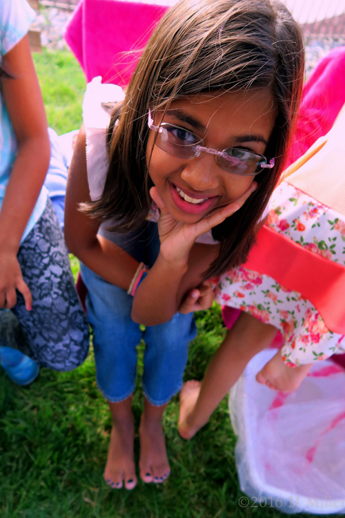 Very Excited About Her New Girls Pedi! Very Excited About Her New Girls Pedi!