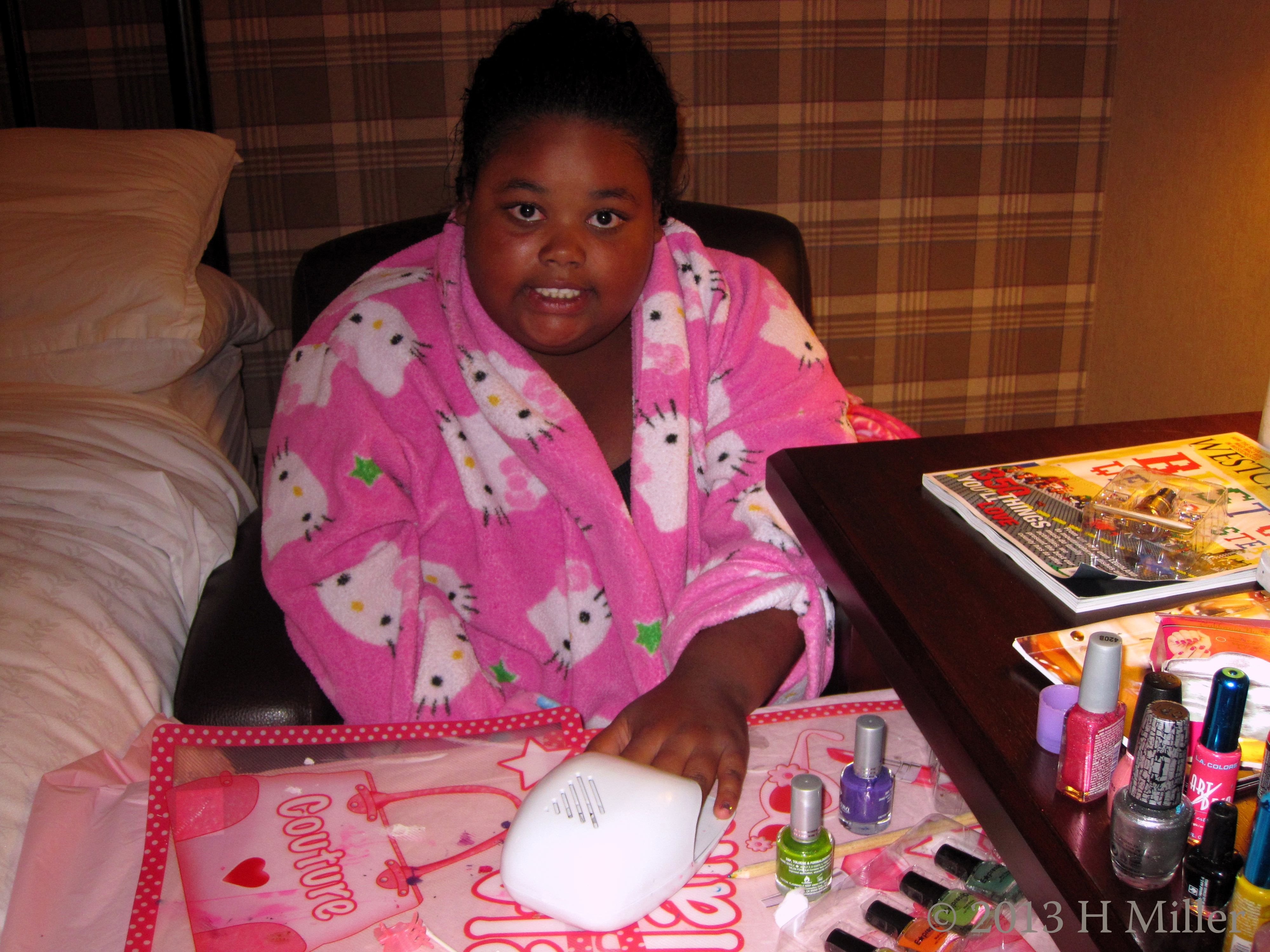 Employing The Services Of The Nail Dryer. Employing The Services Of The Nail Dryer.