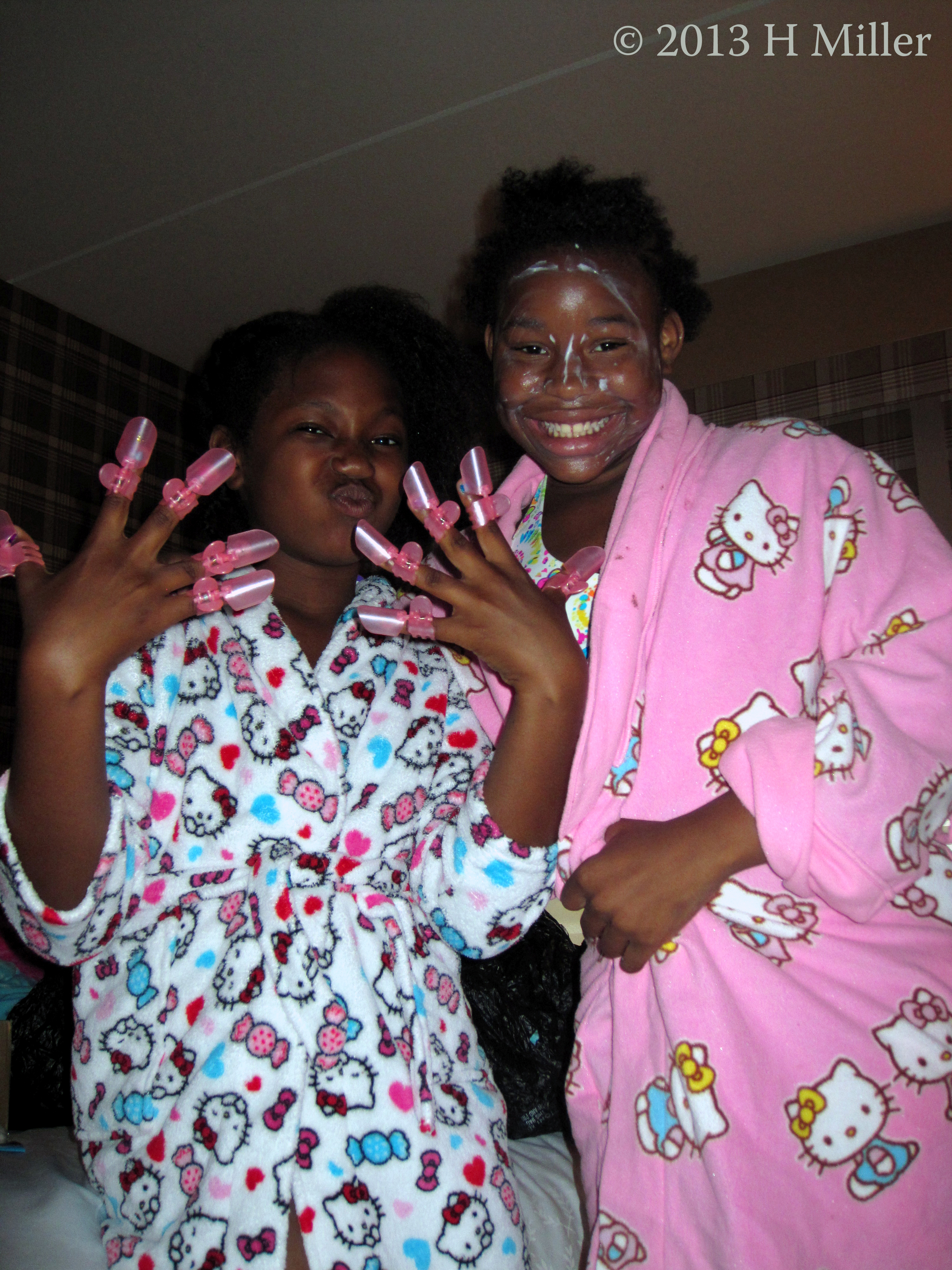 Mid Facial Pic With Tylah As Her Nails Dry. Mid Facial Pic With Tylah As Her Nails Dry.