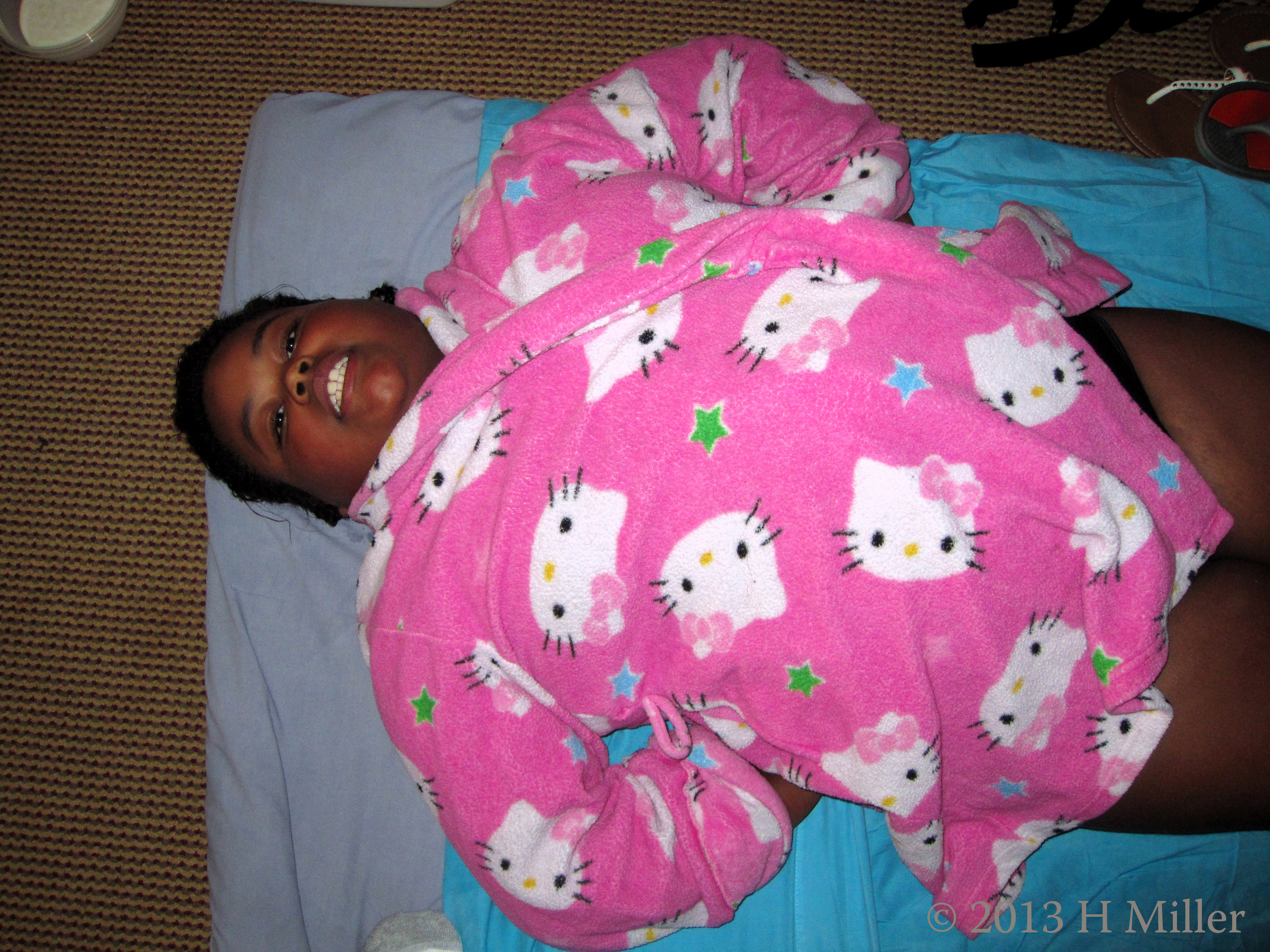 Ready To Start Her Facial_Activity. Ready To Start Her Facial_Activity.