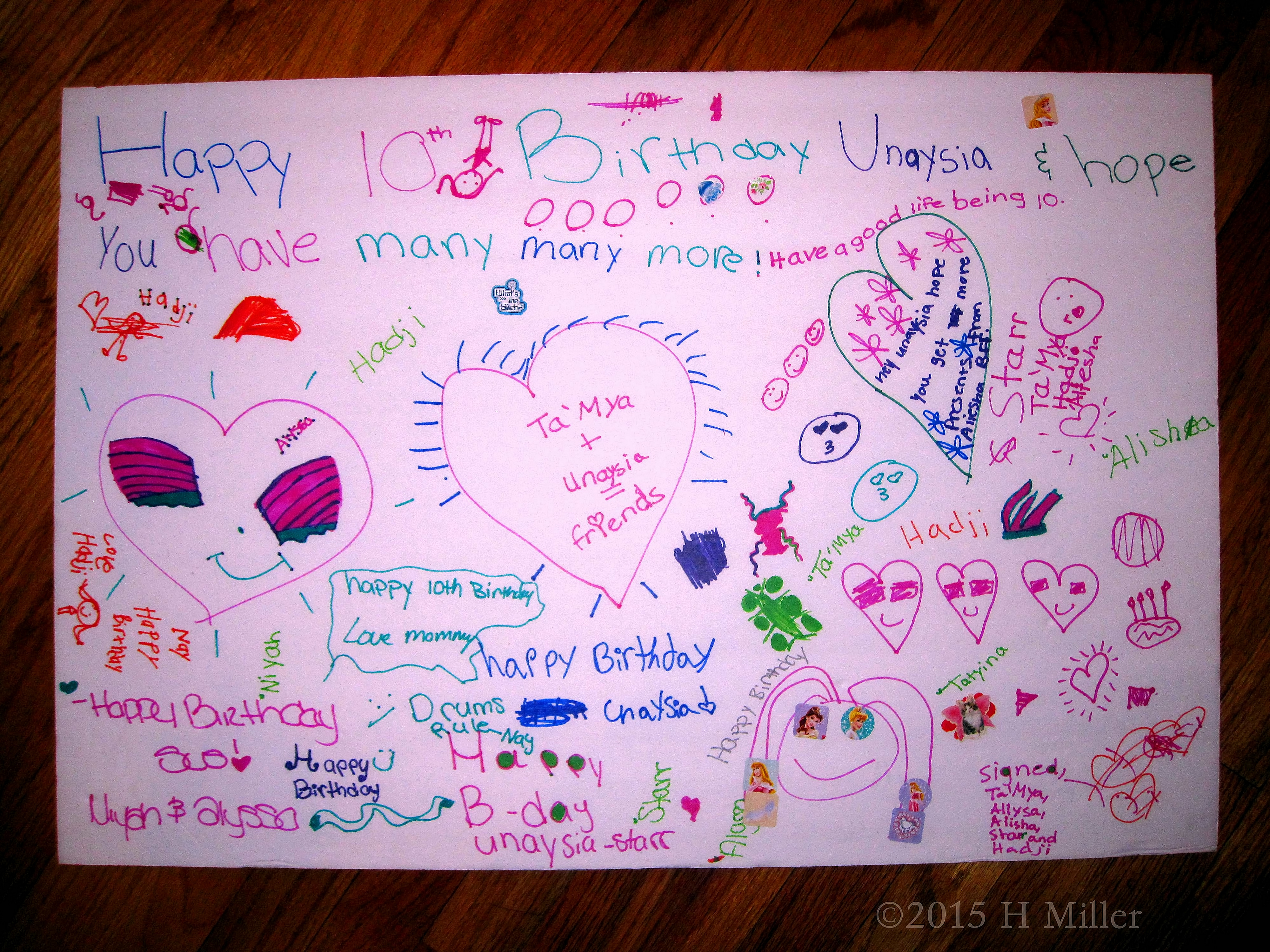 Birthday Card For The Birthday Girl Designed By Her Friends Birthday Card For The Birthday Girl Designed By Her Friends