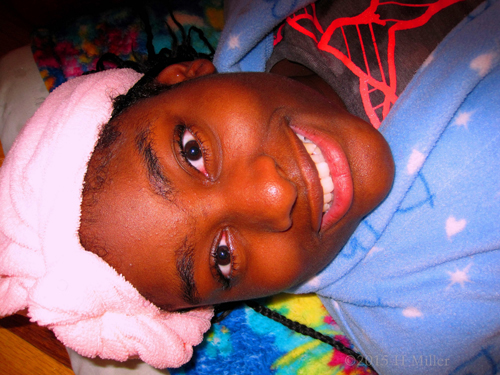 Ready For Her Facial With A Nice Smile Ready For Her Facial With A Nice Smile