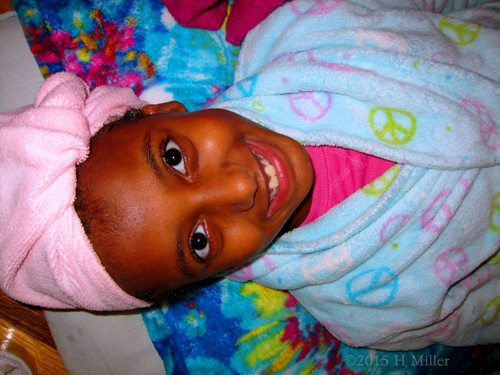 Shiny Smile Before Her Facial! Shiny Smile Before Her Facial!