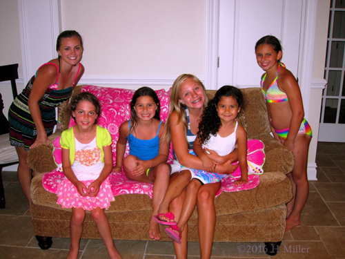 All Smiles Before The Spa Party All Smiles Before The Spa Party