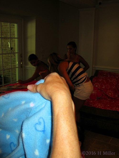 Getting Their Spa Robes Getting Their Spa Robes