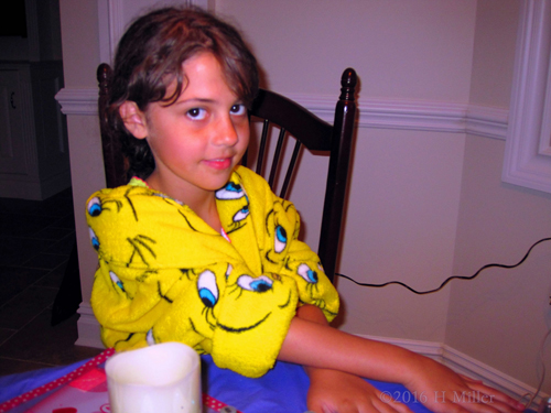 Hanging Out In Her Spa Robe Hanging Out In Her Spa Robe