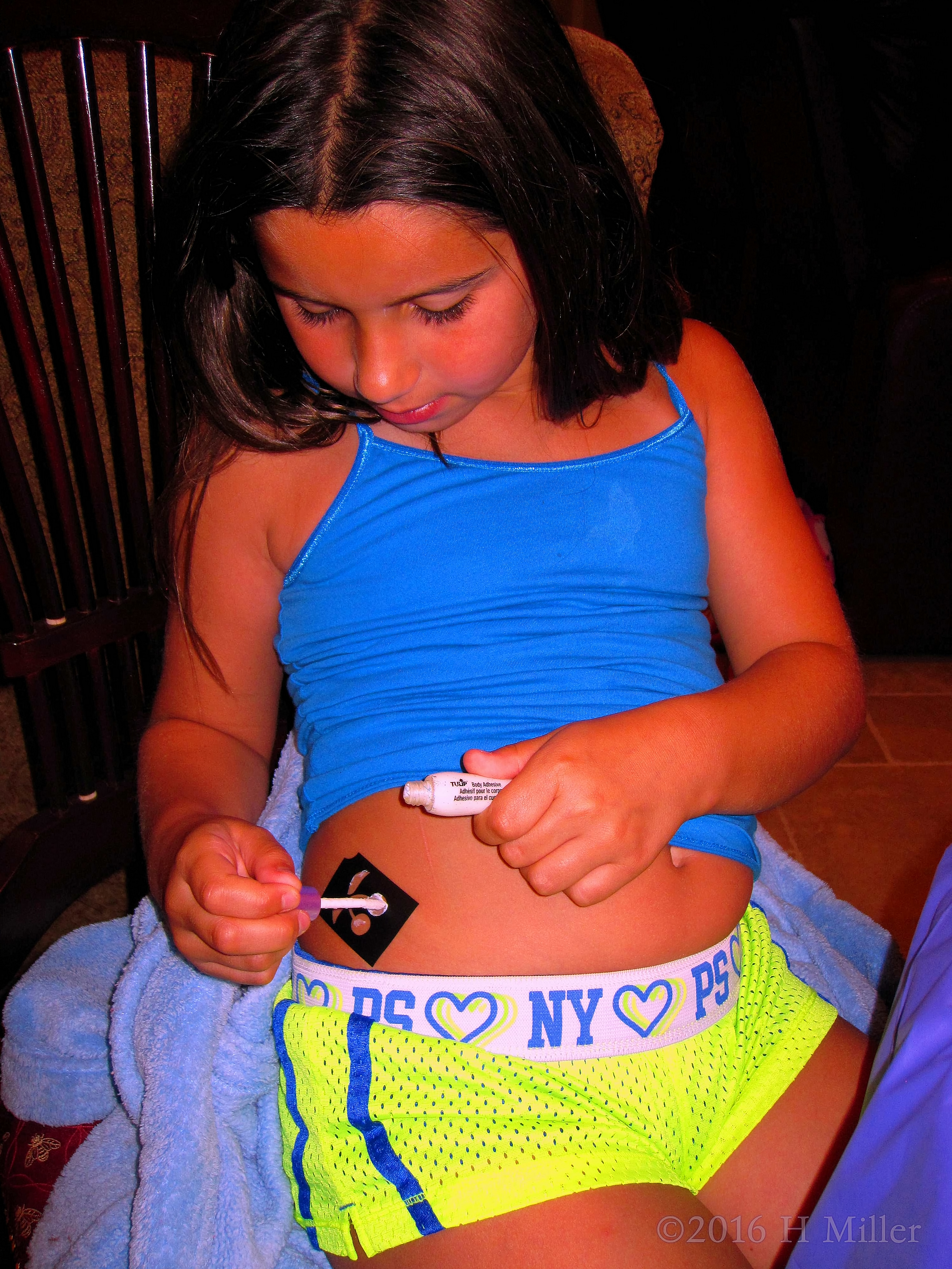 DIY Temporary Tattoos At The Kids Spa Party DIY Temporary Tattoos At The Kids Spa Party