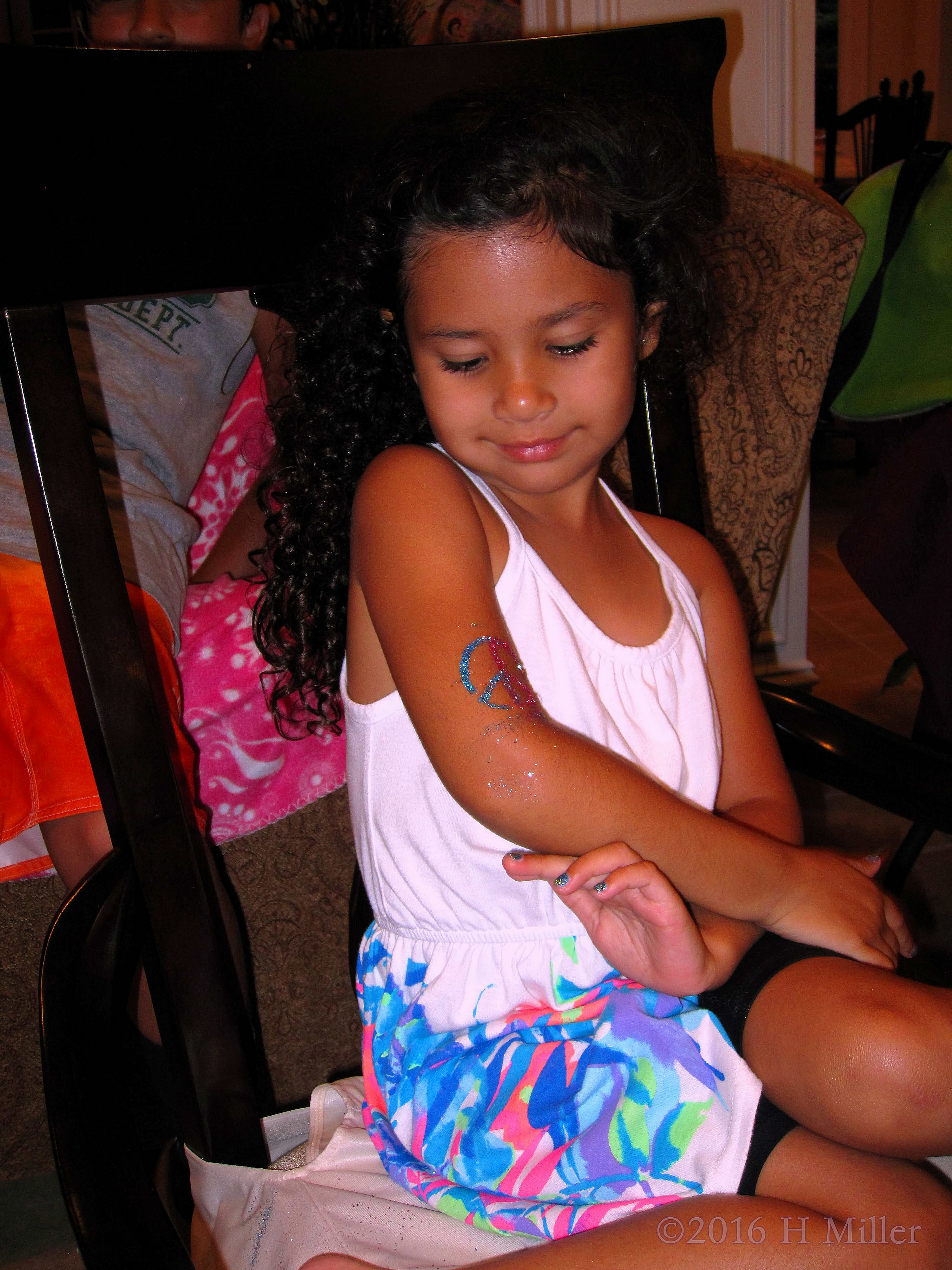 She Loves Her Glittery Temporary Tattoo She Loves Her Glittery Temporary Tattoo