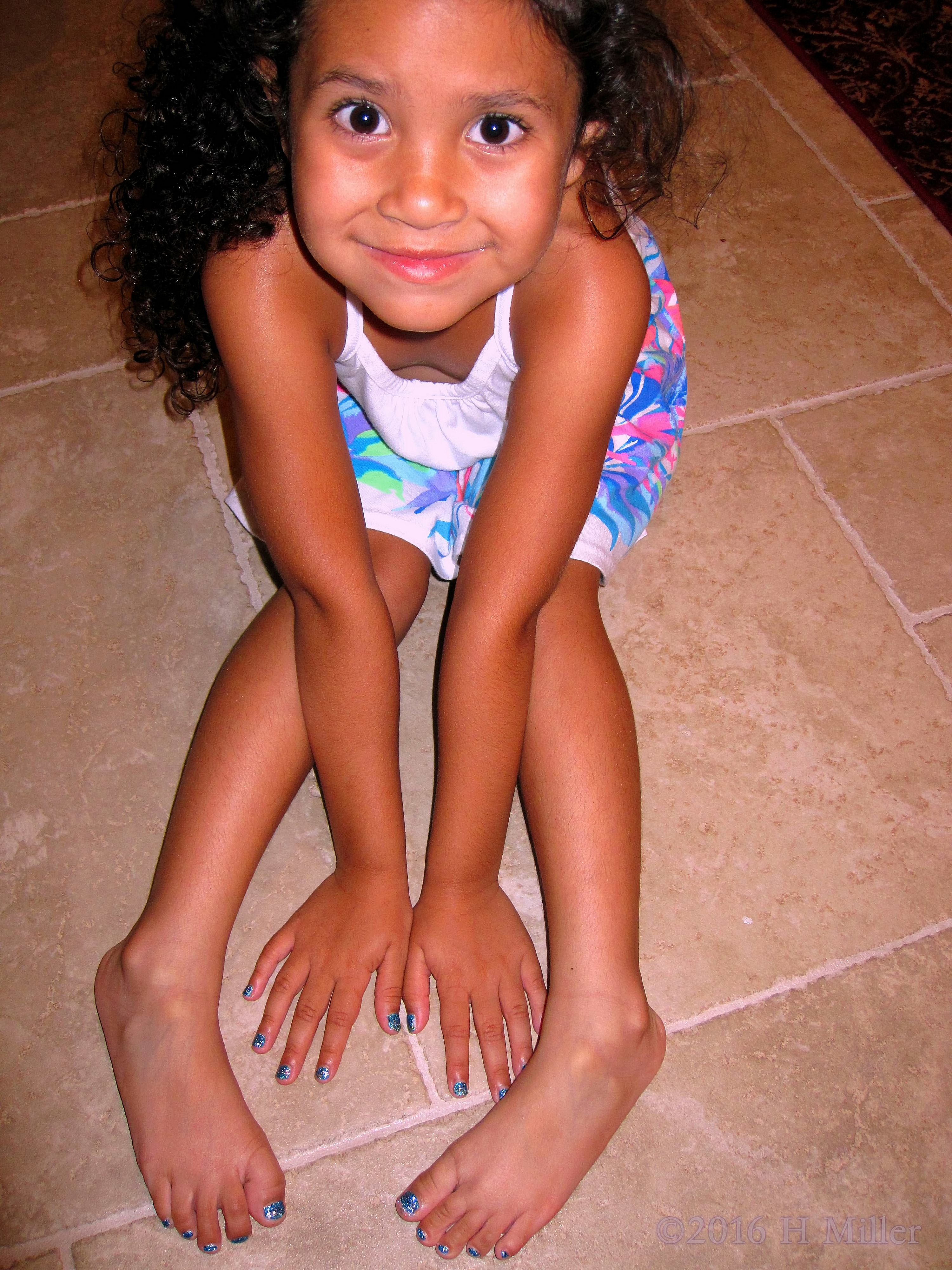 She Loves Her Matching Mani Pedi! She Loves Her Matching Mani Pedi!