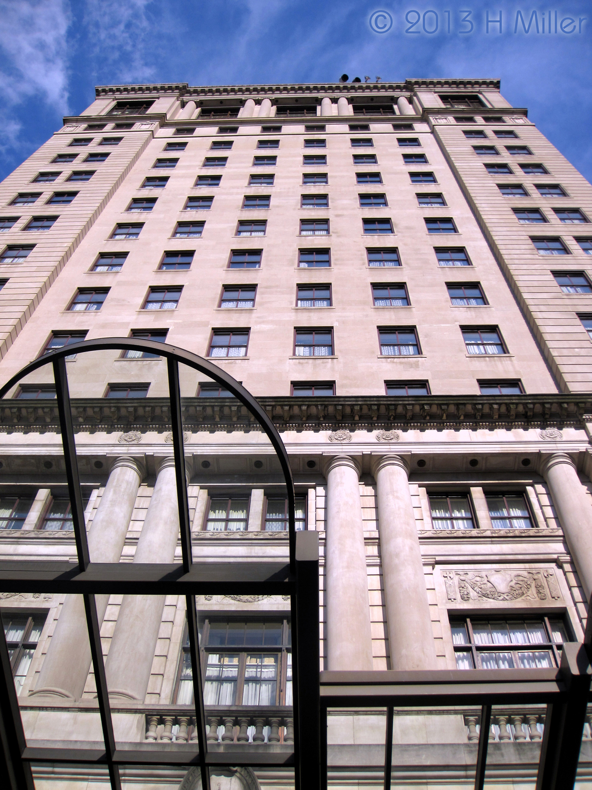 Courtyard Marriot Philly With Blue Skies